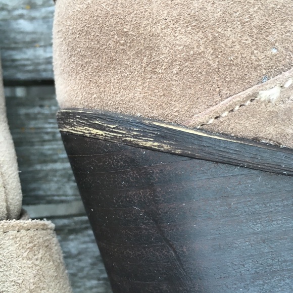 BCBG Generation Suede Heeled Ankle Booty - Picture 6 of 16